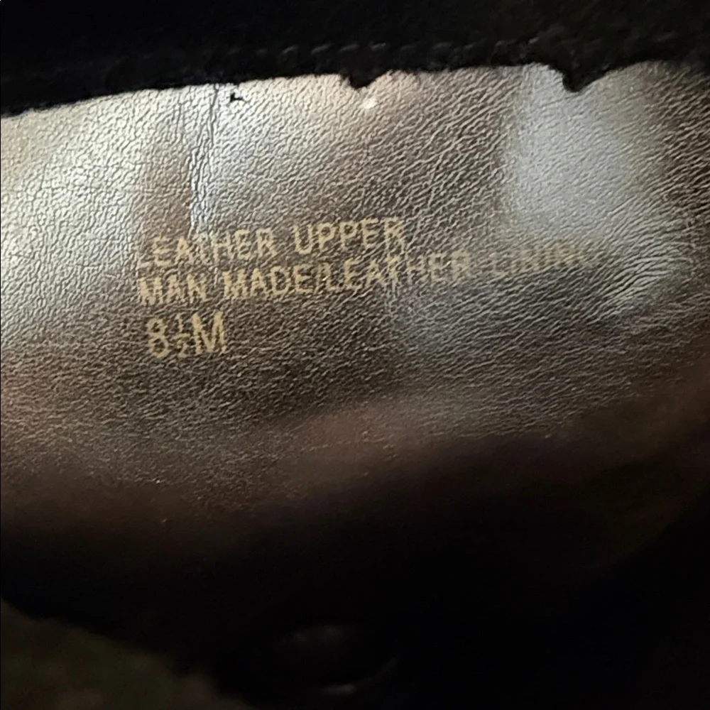 Via Spiga Suede Over the Knee Boots Decorative Strap Possible Fold Over 8.5 Flaw